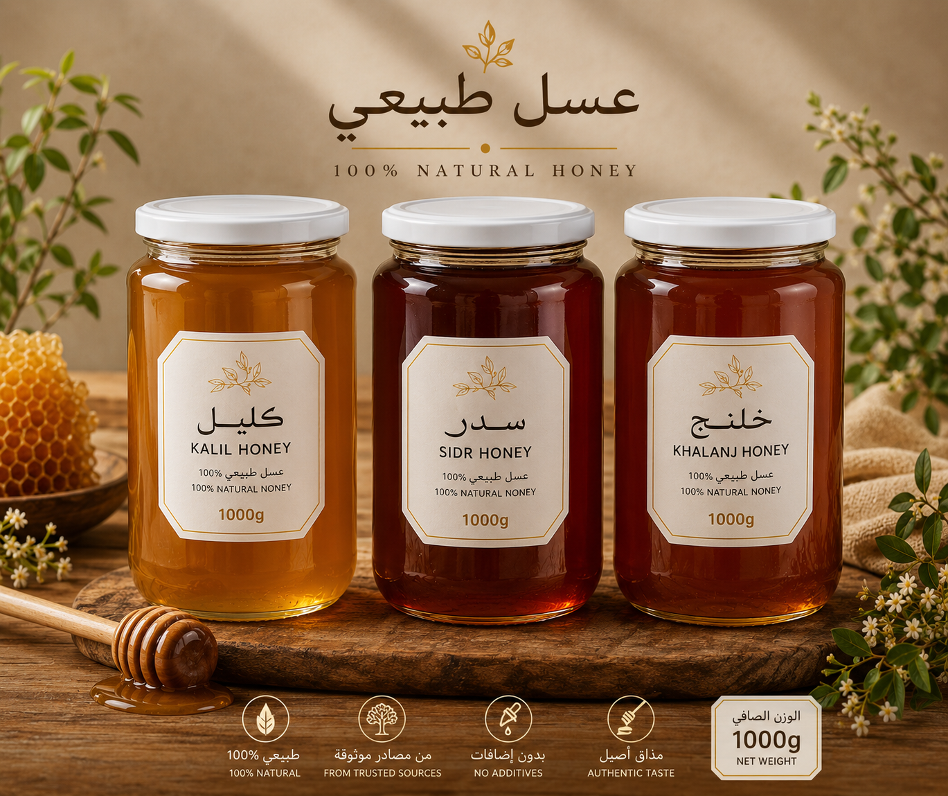 باك عسل 🍯 خلنج + سدر+ كليل