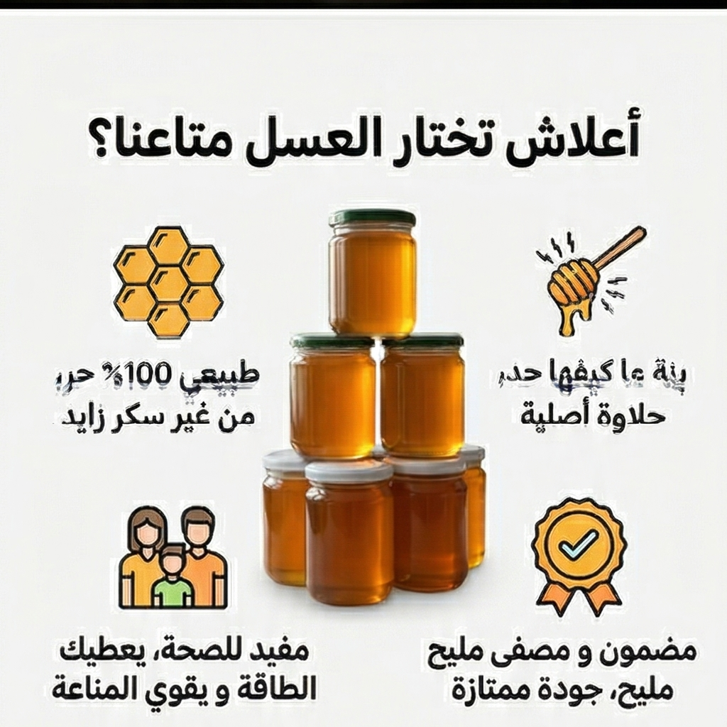 عسل طبيعي 1كغ